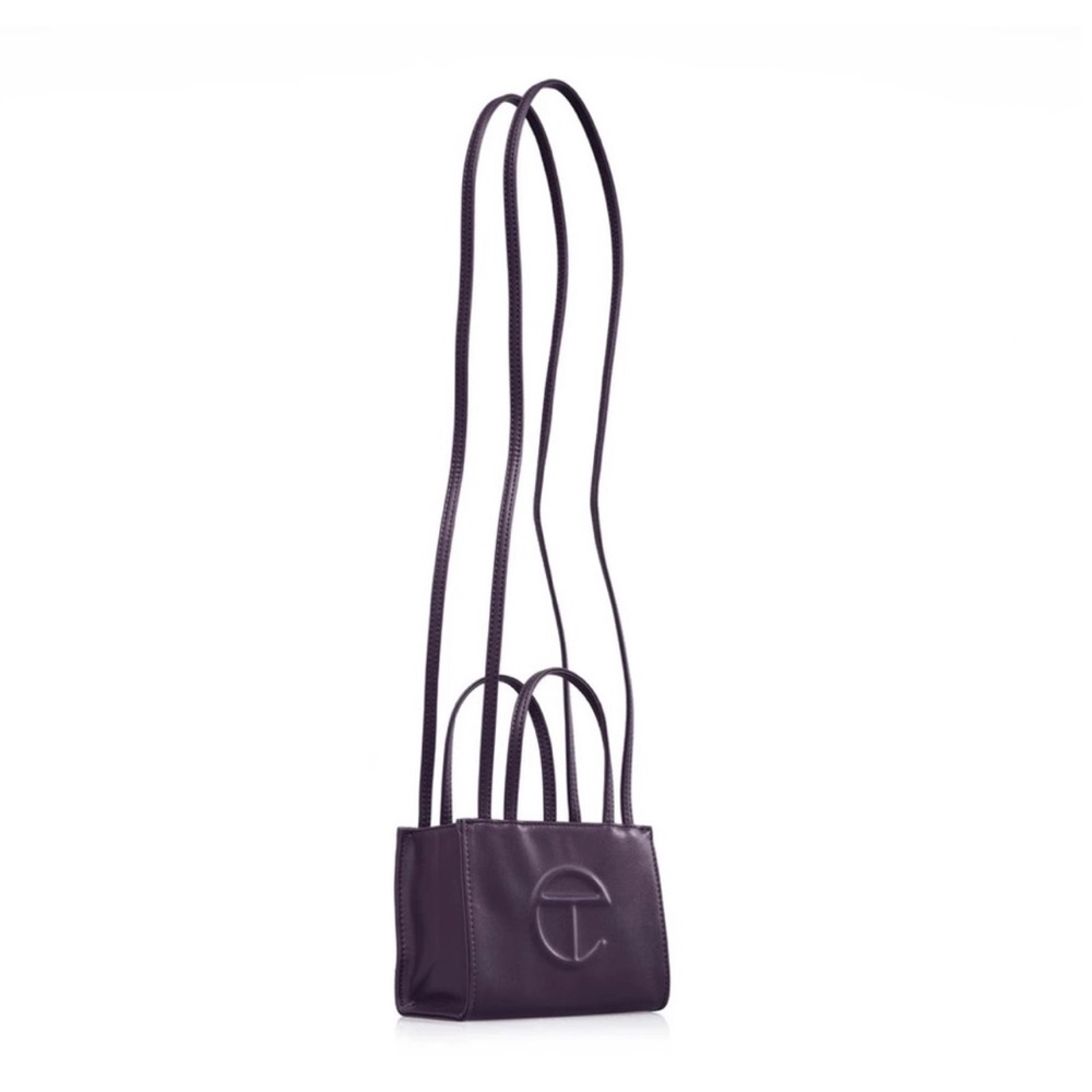 Telfar Small Eggplant Shopping Bag
